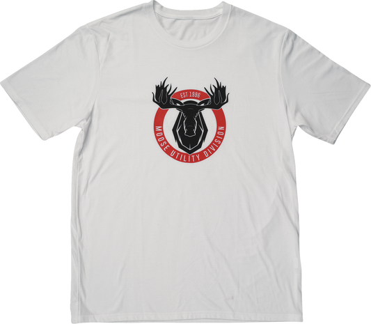 Moose Offroad Mud Badge T-Shirt in White - Medium by Moose Offroad (Part #3030-24387)