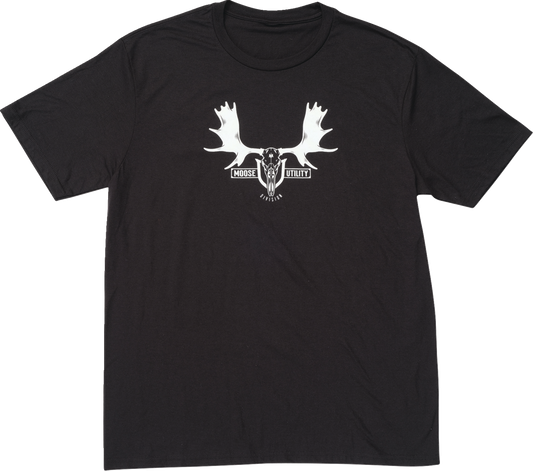 Moose Offroad MUD Euro T-Shirt - Black, Size Large - Part No. 3030-24398