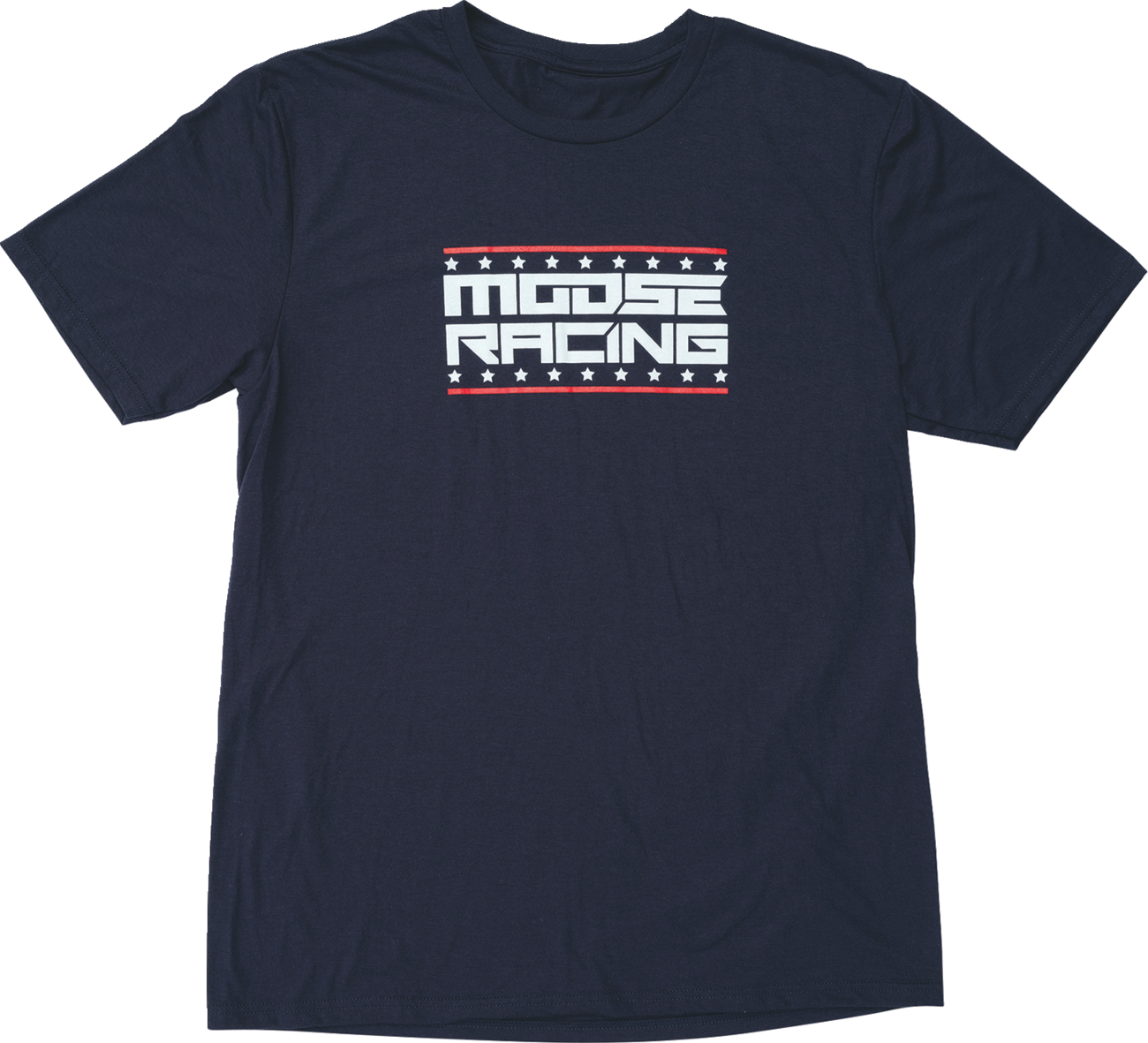 MOOSE OFFROAD All-American T-Shirt - Navy, Large - Part Number 3030-24420