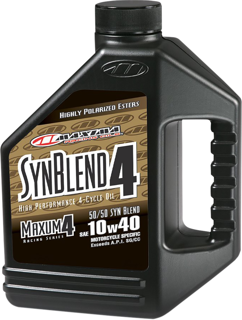 MAXIMA RACING OIL Premium High Performance Mineral 4T Engine Oil 10W-40 - 1 Gallon (Part #349128)