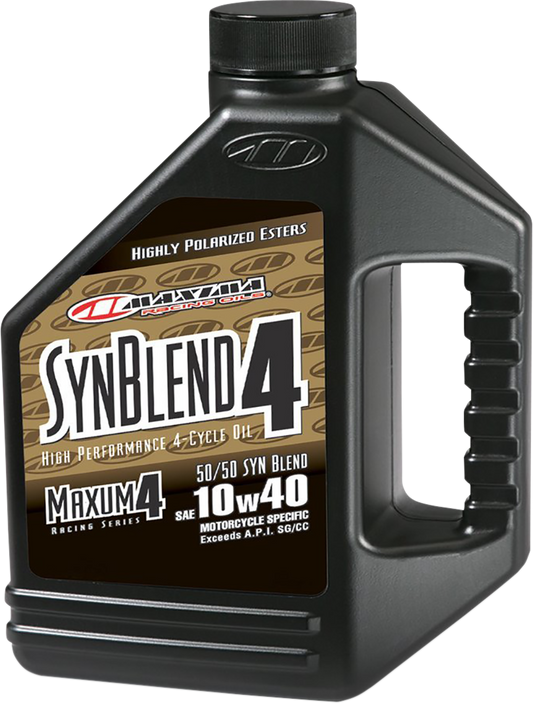 MAXIMA RACING OIL Premium High Performance Mineral 4T Engine Oil 10W-40 - 1 Gallon (Part #349128)