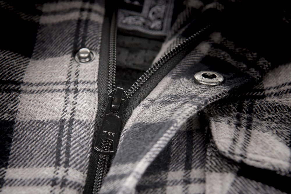 Highway 21 Marksman Flannel Black/Grey Lg