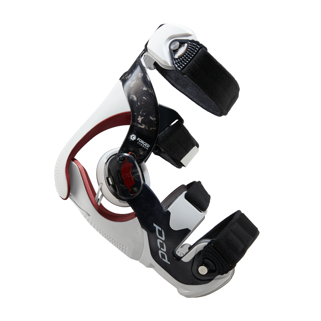 POD K8 3.0 Knee Brace Carbon Left Small – Lightweight, Adaptive Support with Impact Protection