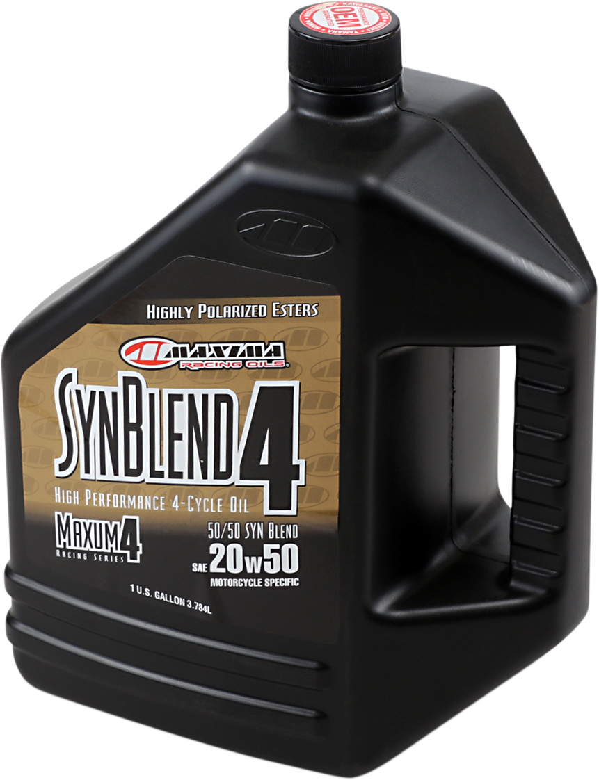 MAXIMA RACING OIL SynBlend Semi-Synthetic 20W-50 Engine Oil - 1 Gallon