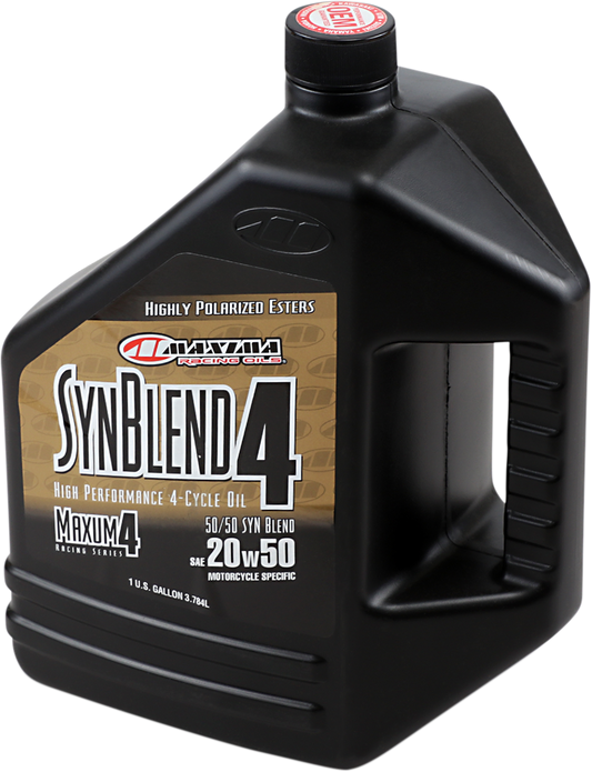 MAXIMA RACING OIL SynBlend Semi-Synthetic 20W-50 Engine Oil - 1 Gallon