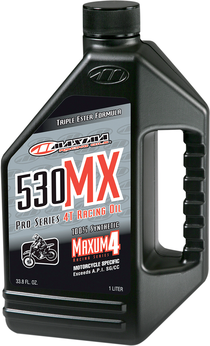 Maxima Racing Oil 530MX 4T Synthetic 4-Stroke Motorcycle Oil – 1 Quart, Part Number 90901