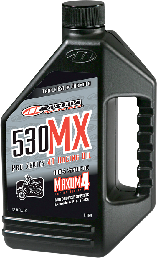 Maxima Racing Oil 530MX 4T Synthetic 4-Stroke Motorcycle Oil – 1 Quart, Part Number 90901