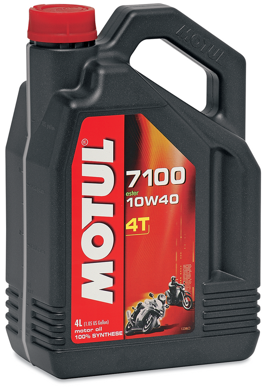 MOTUL 7100 4T Synthetic Oil 10W-40 – 4L Motorcycle Lubricant Part 104092