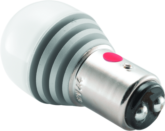 Kuryakyn LED Turn Signal Bulb Two-Circuit Red 1157 for Powersports