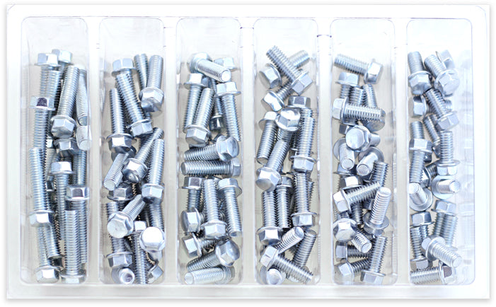 BOLT SV-M6HEXF-1 M6 8mm Hex Flange Bolt - Assorted Pack of 1