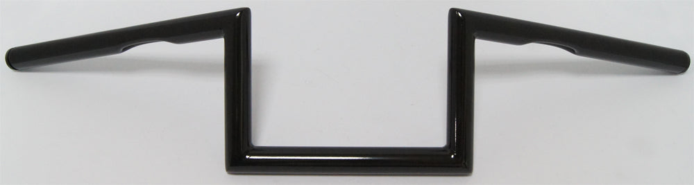 1" Z-BAR DIMPLED 6" GLOSS BLACK