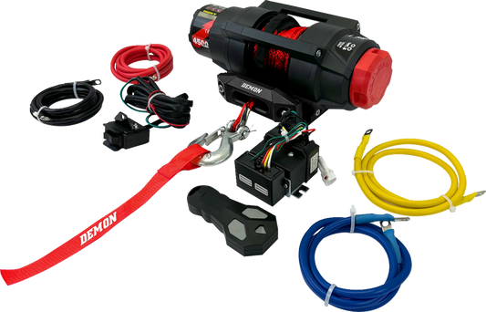 DEMON Heavy-Duty 4500 lb Winch PAWI-4500HD for Off-Road & Utility Vehicles