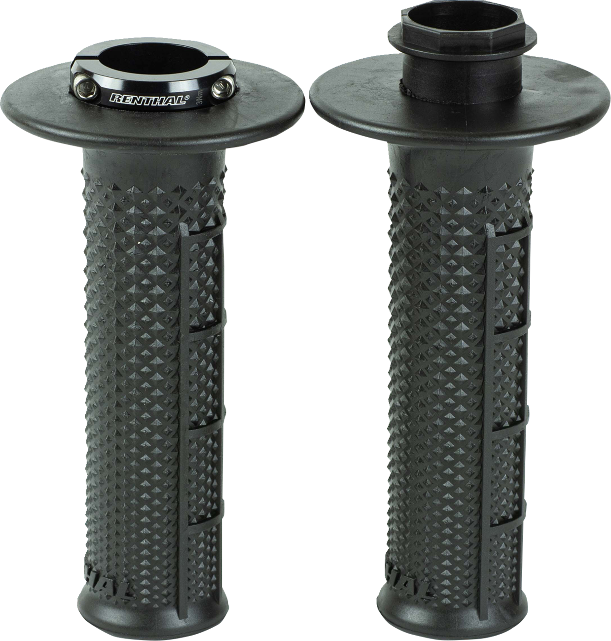 Renthal MX R-Works Lock-On Grips - Ultra Tacky Taper Half Waffle (Part G239)