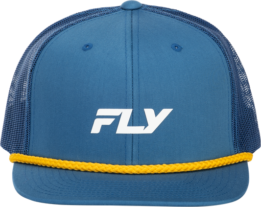 Fly Trucker Hat Blue/Yellow