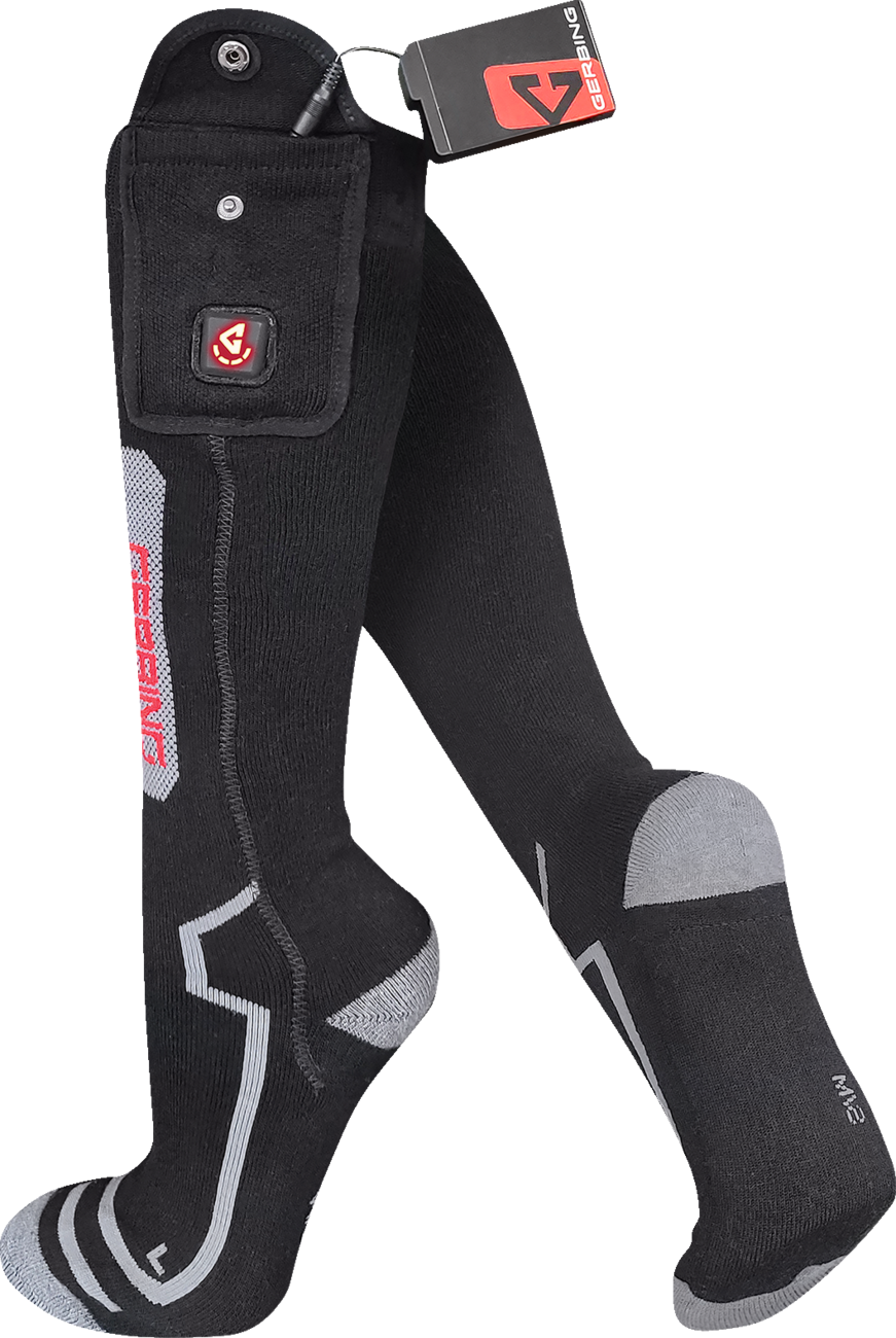 GERBING HEATED CLOTHING 7V Wool Heated Socks - Large/XL, Model GER-SK-7V-W-L-XL