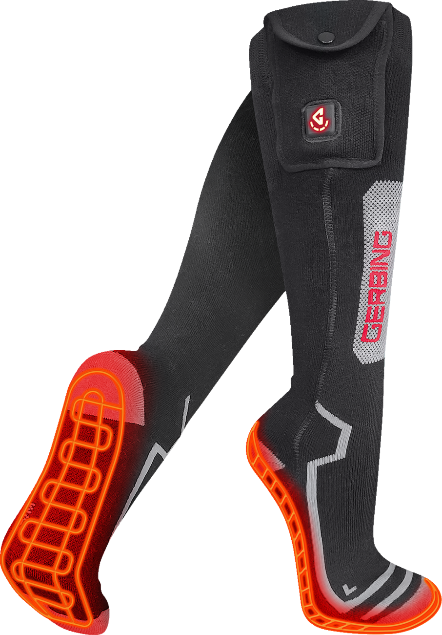 GERBING HEATED CLOTHING 7V Wool Heated Socks - Large/XL, Model GER-SK-7V-W-L-XL