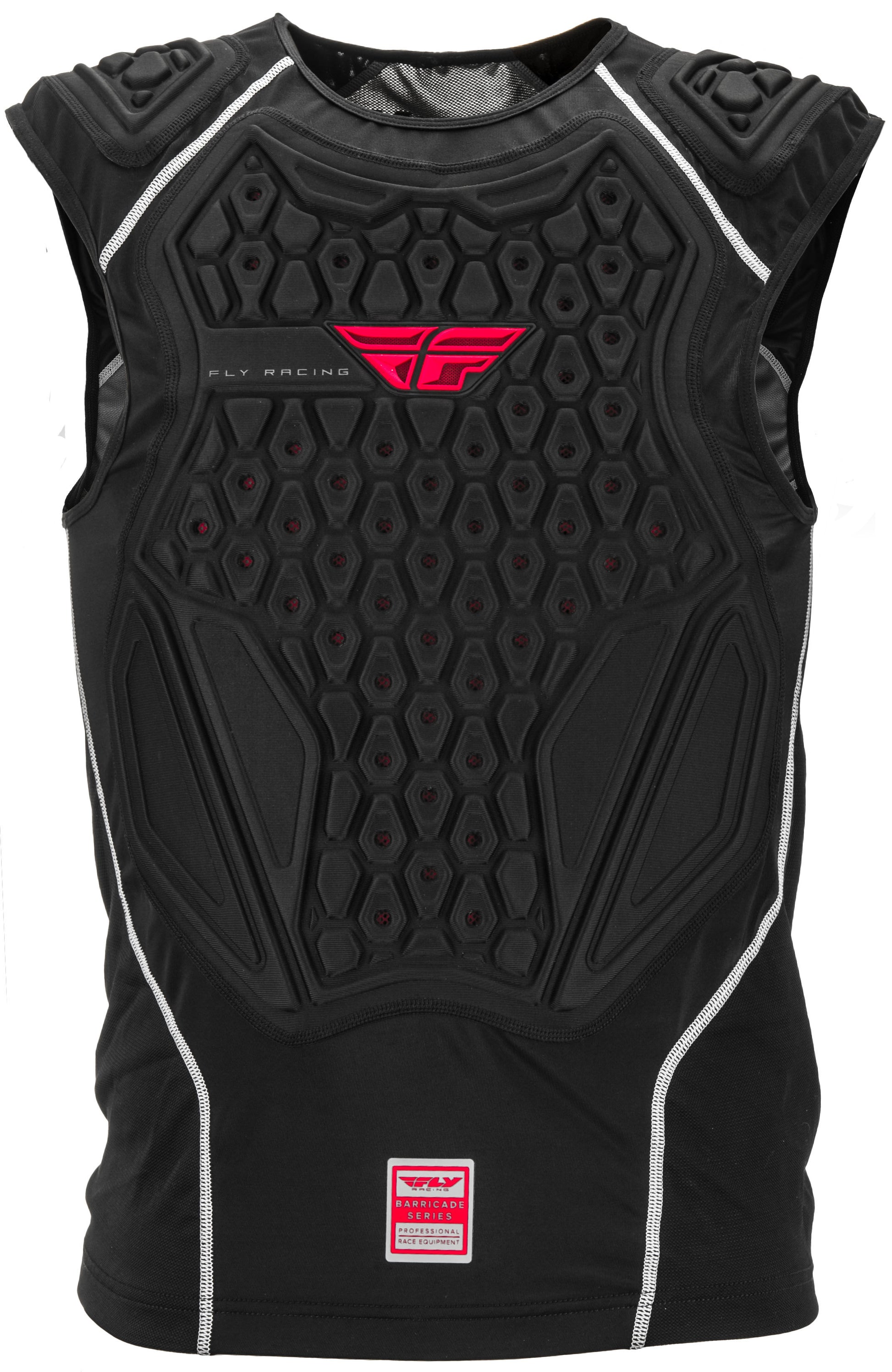 Fly Racing Barricade Pullover Vest Small/Medium - Lightweight & Breathable Motocross Body Armor