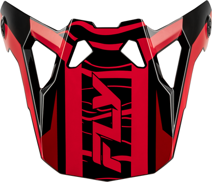 Formula Cp Charge Visor Black/Red Yl Lg