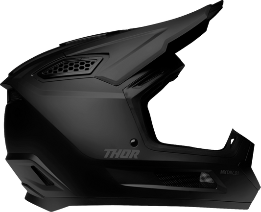 THOR Fleet Helmet Blackout XL with Impact Protection and Ventilation