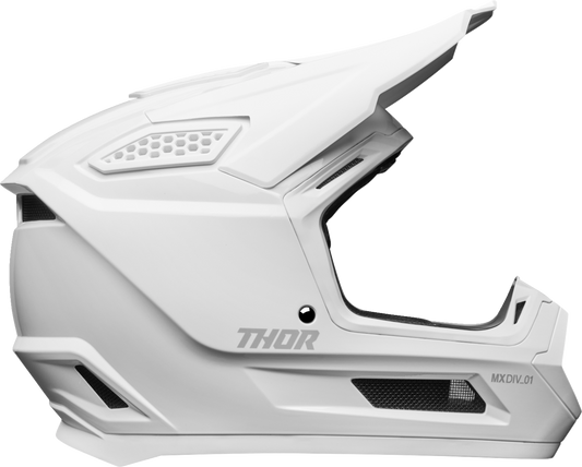 THOR Fleet Helmet Whiteout Small - Lightweight Motorcycle Helmet with Impact-Absorbing Features