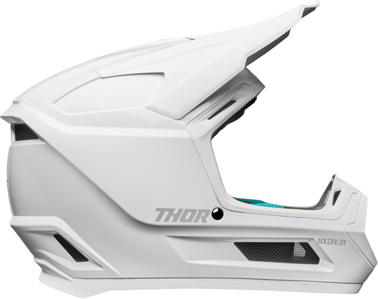 THOR Youth Fleet Helmet - Whiteout, Small | Durable PC/ABS Shell with Impact-Reducing Technology