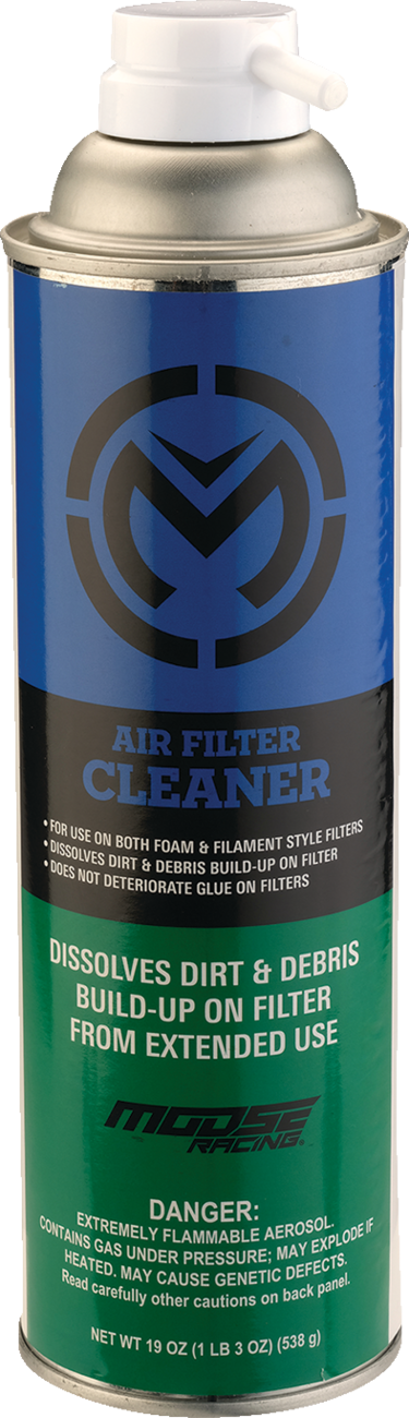 Moose Offroad Air Filter Cleaner MACFA241215 - 15 oz Aerosol for Foam and Filament Filters