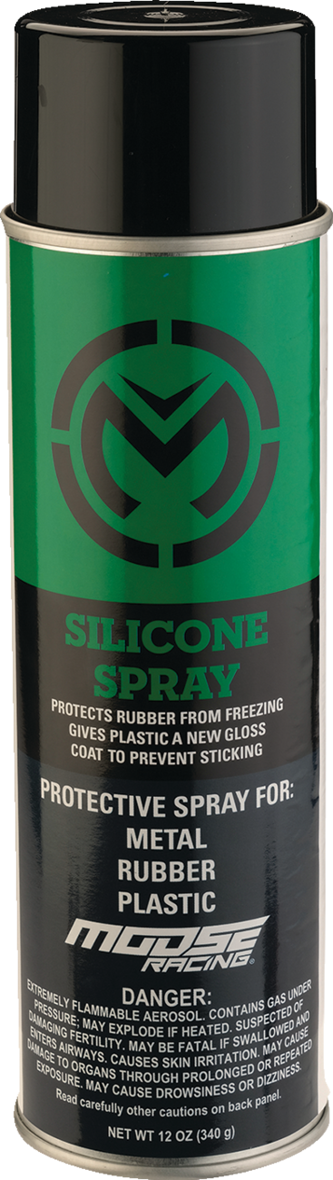 Moose Offroad Silicone Detailer Aerosol 11 oz. - Protects Metal, Rubber & Plastic Surfaces