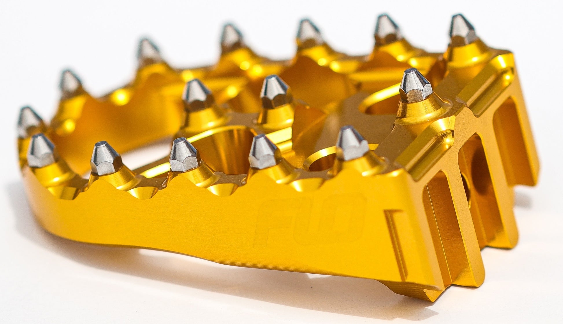 FLO Motorsports Touring Brake Pedal Tip Gold (Part HDBP-805-TIP GOLD) for Harley Davidson FLHT and FLTR Models