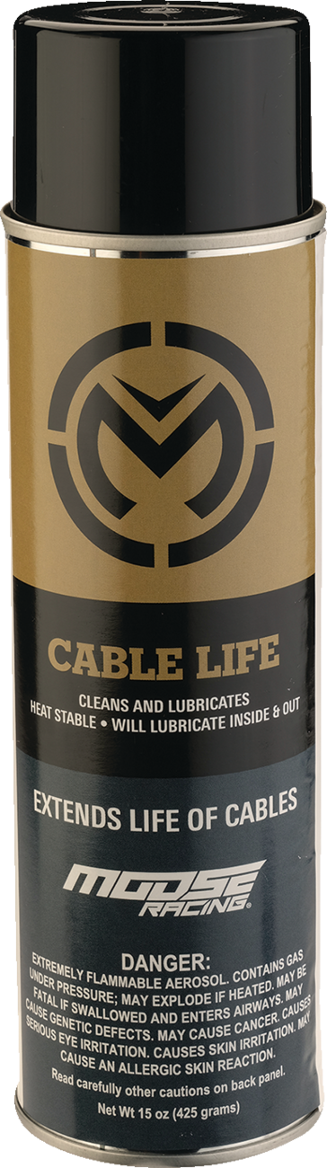 Moose Offroad Cable Lube - 15 oz Aerosol (Part Number: MALCB241215)