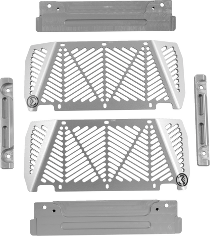 Moose Offroad Kawasaki/Suzuki Radiator Guard 12-3000 – Aluminum Front Protection