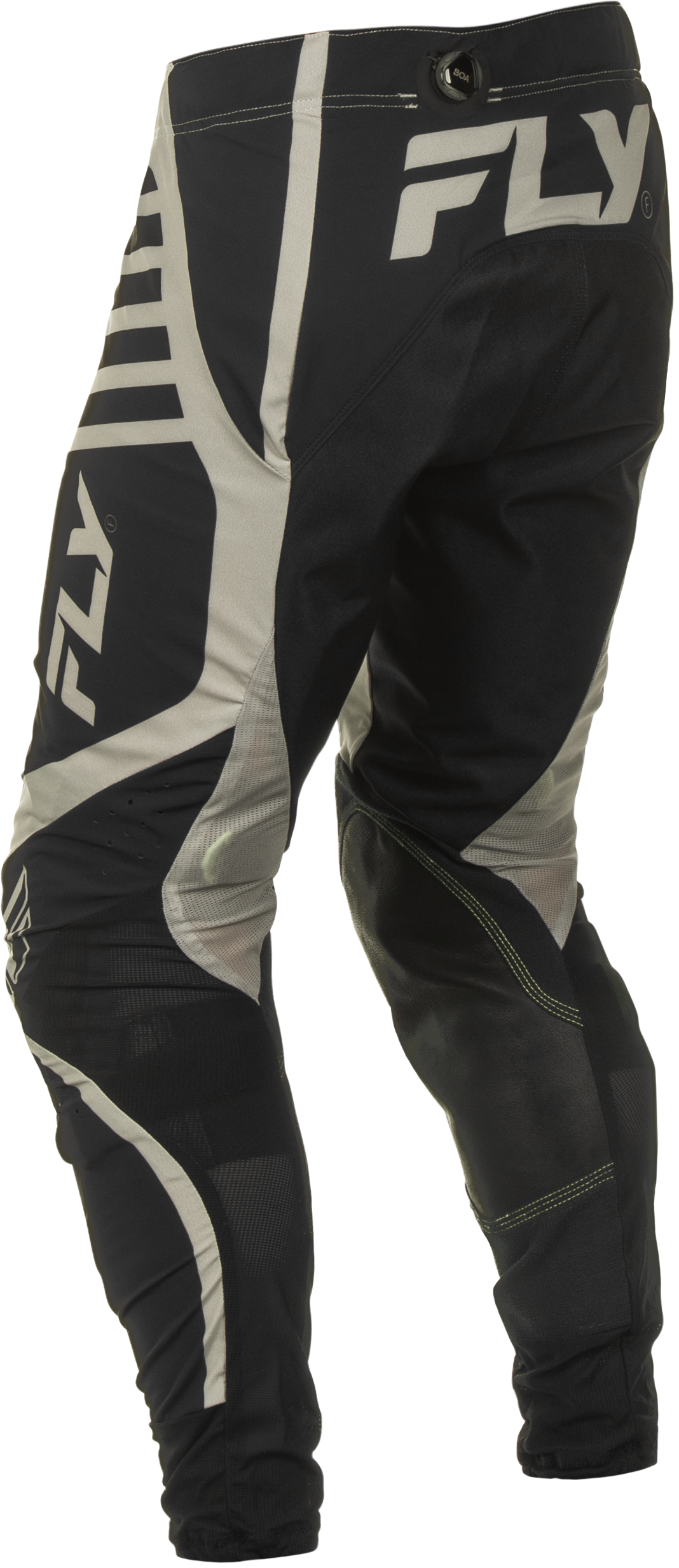 Fly Racing Lite Pants Black/Grey Size 32 – Lightweight Motorcycle Riding Pants with Kevlar Heat Shields