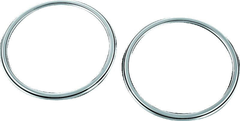 Kuryakyn Corona Speaker Grills Chrome for Harley-Davidson Touring Models