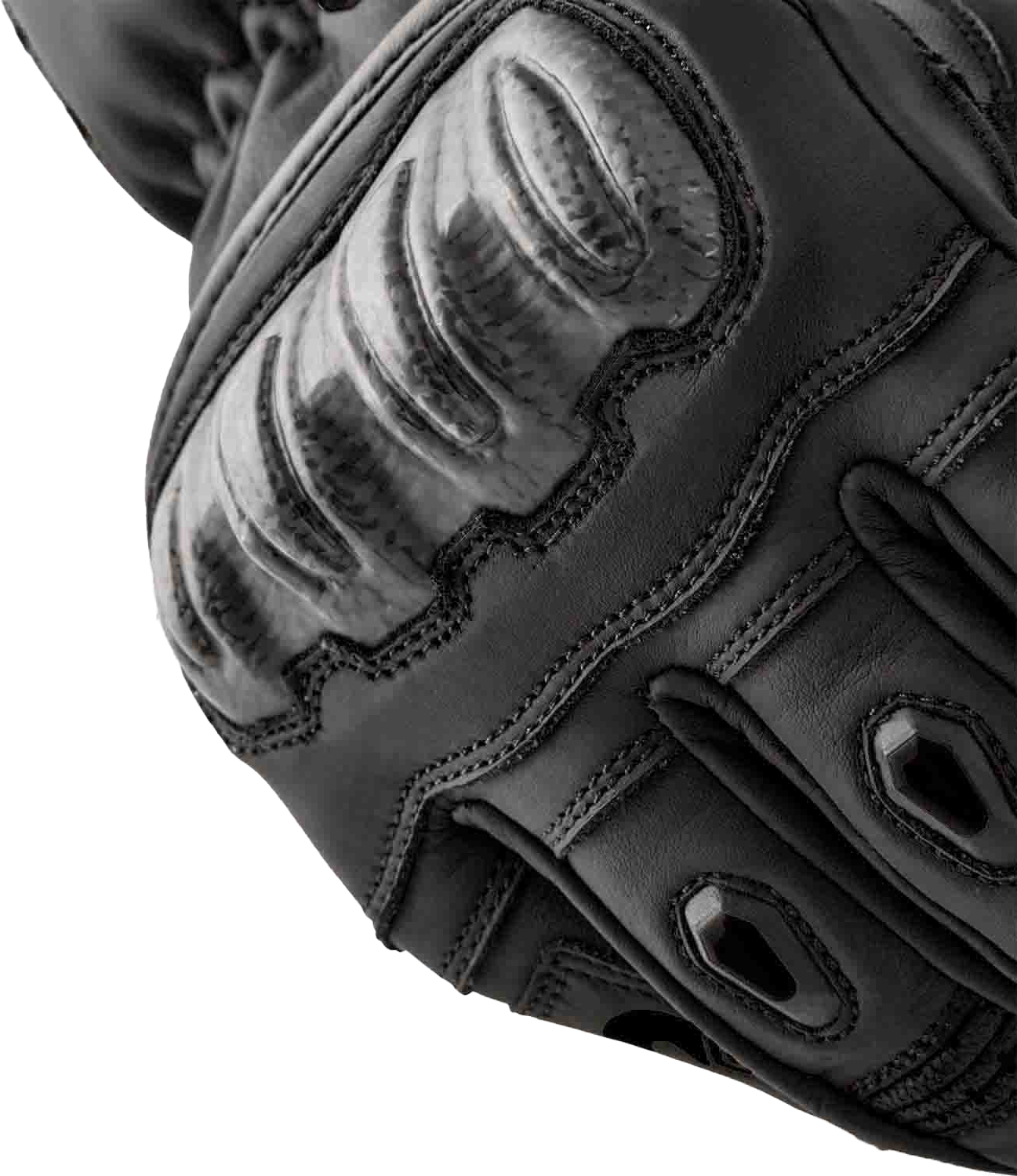 RST S1 Leather Gloves for Men and Women - Black, Size XL