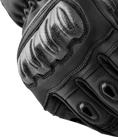 RST S1 Leather Gloves for Men and Women - Black, Size XL