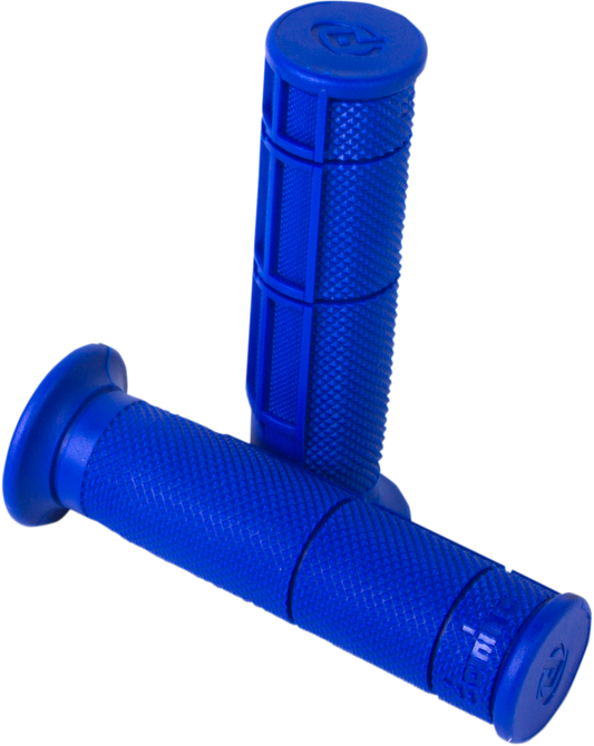 DOMINO Victor Half Waffle Grips for ATV - Blue Part 0900.82.42.06-0