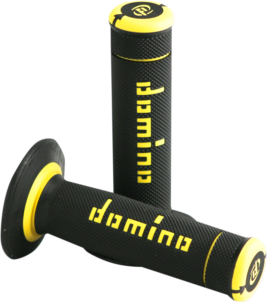 DOMINO Xtreme Grips Black/Yellow A19041C4740A7-0 for 7/8" Handlebar with Twist Throttle