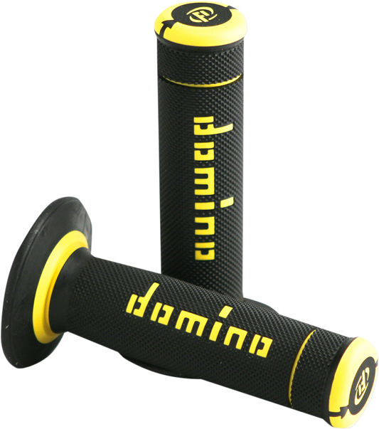 DOMINO Xtreme Grips Black/Yellow A19041C4740A7-0 for 7/8" Handlebar with Twist Throttle