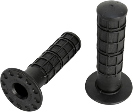 DOMINO Victor Waffle Grips for 7/8 inch Handlebars - Black (Part Number 1131.82.40.04)