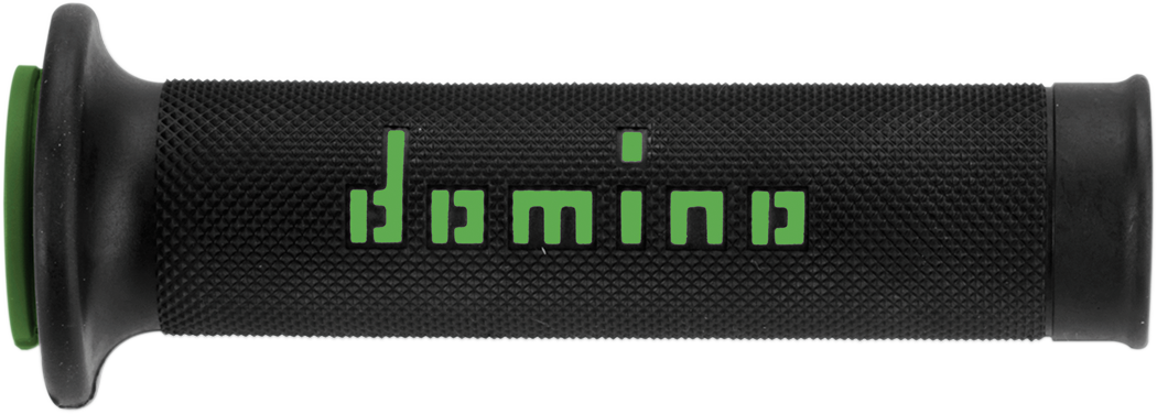DOMINO MotoGP Grips Dual-Compound Black/Green A01041C4440B7-0