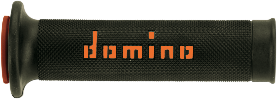 DOMINO MotoGP Grips - Dual-Compound Black and Orange A01041C4540B7-0