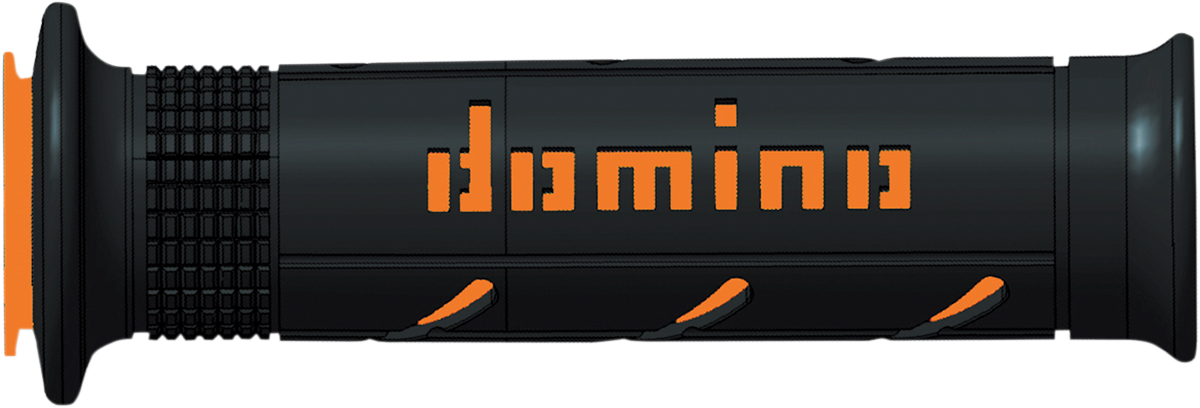 DOMINO XM2 Sport Touring Motorcycle Grips - Black/Orange A25041C4540C7-0