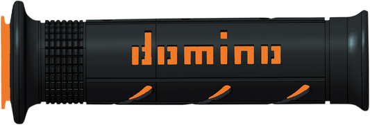 DOMINO XM2 Sport Touring Motorcycle Grips - Black/Orange A25041C4540C7-0