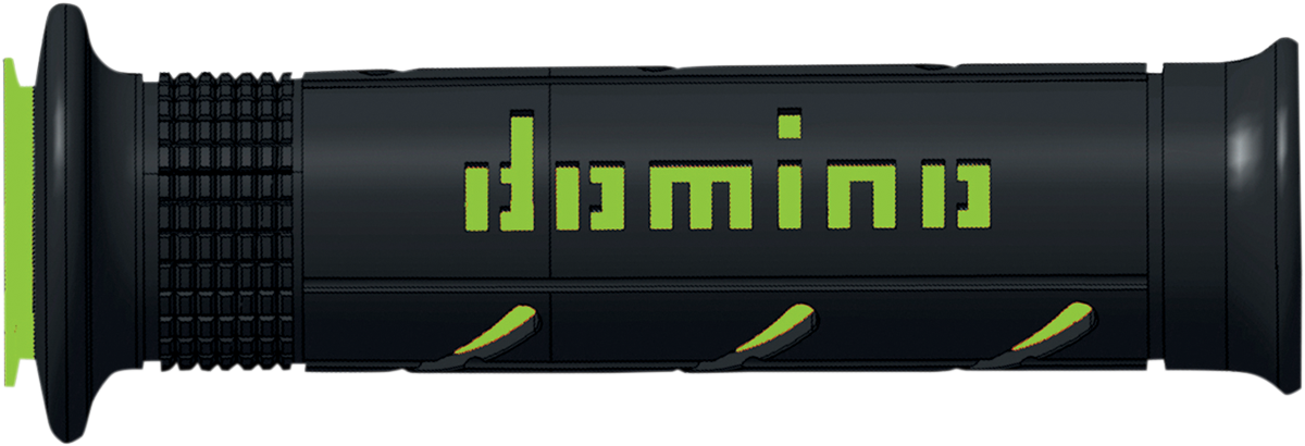 DOMINO XM2 Sport Touring Grips - Black and Green, Part Number A25041C4440C7-0