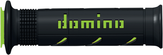 DOMINO XM2 Sport Touring Grips - Black and Green, Part Number A25041C4440C7-0
