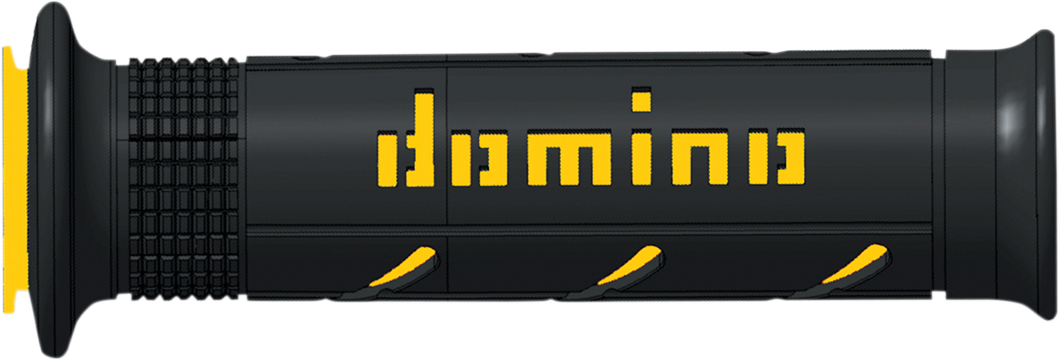 DOMINO XM2 Sport Touring Grips - Black and Yellow, Part A25041C4740C7-0