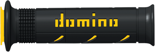 DOMINO XM2 Sport Touring Grips - Black and Yellow, Part A25041C4740C7-0