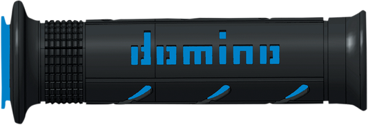 DOMINO XM2 Black/Blue Sport Touring Motorcycle Grips (Part A25041C4840C7-0)