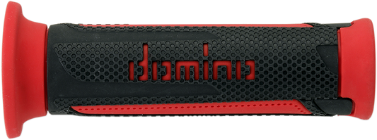 DOMINO Turismo Street Bike Grips - Black and Red A35041C4270C7-0