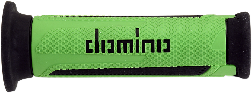 DOMINO Turismo Street Bike Grips - Green/Black A35041C4044C7-0