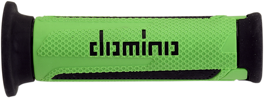 DOMINO Turismo Street Bike Grips - Green/Black A35041C4044C7-0